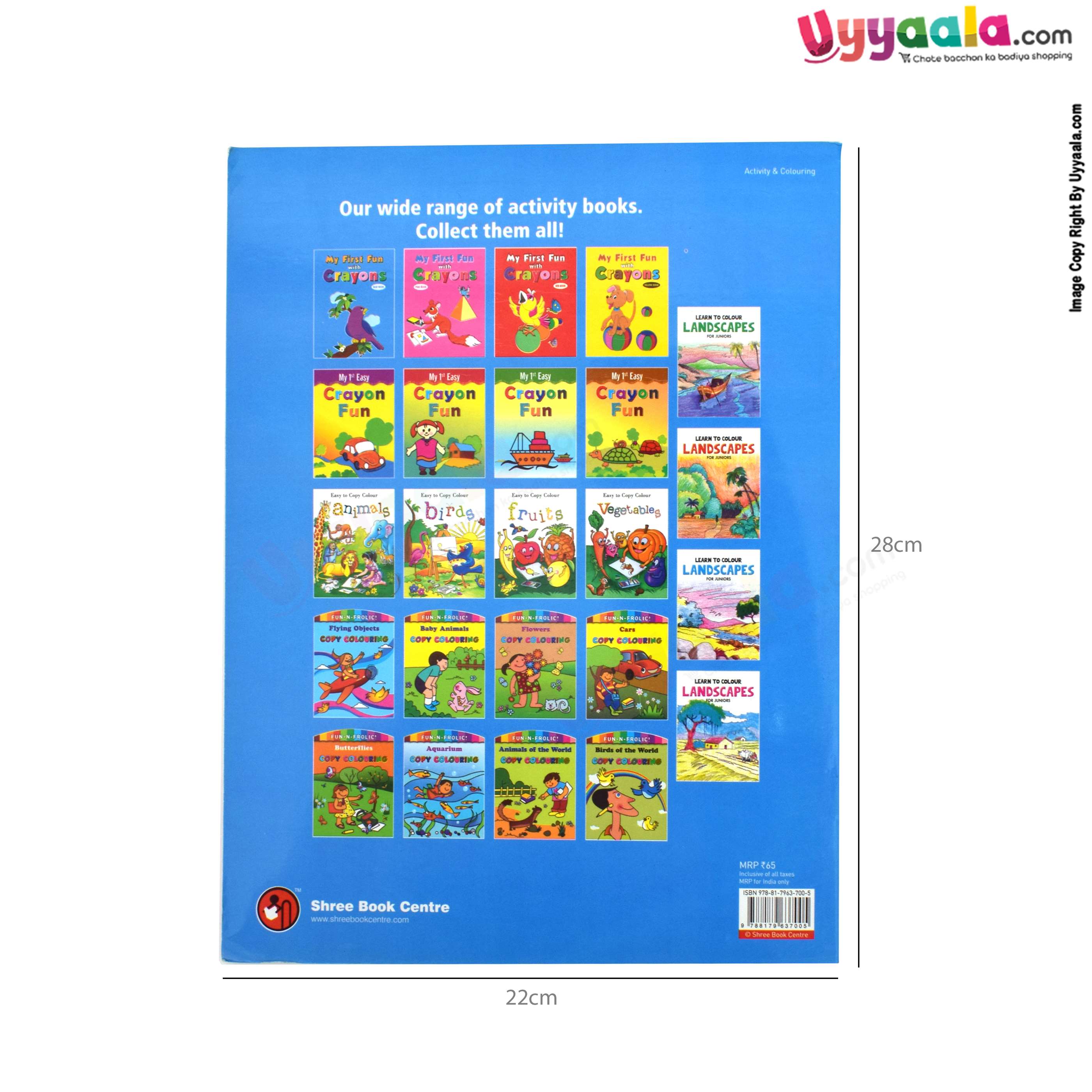 My first fun with crayons, blue book - fun activity books, 2 - 6 years