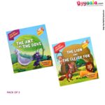 Early start graded readers - the ant and the dove & the lion and the clever fox - pack of 2 - 2 volumes (2 - 5 years)