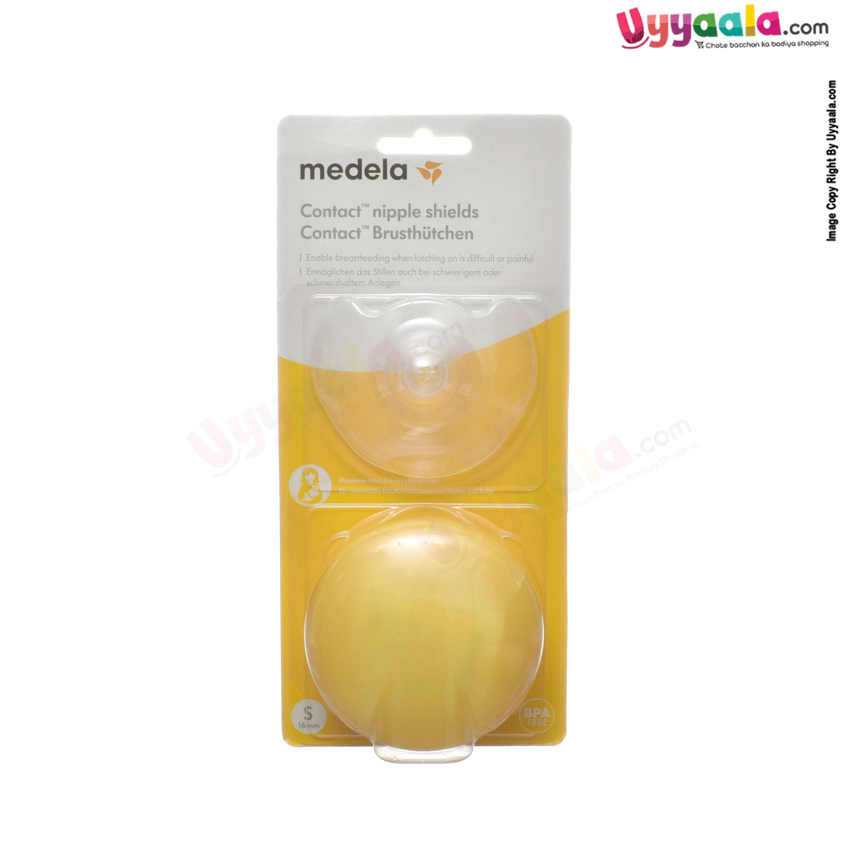 Buy Medela soft silicone contact nipple shields - (2pcs Pack) Online in India at uyyaala.com