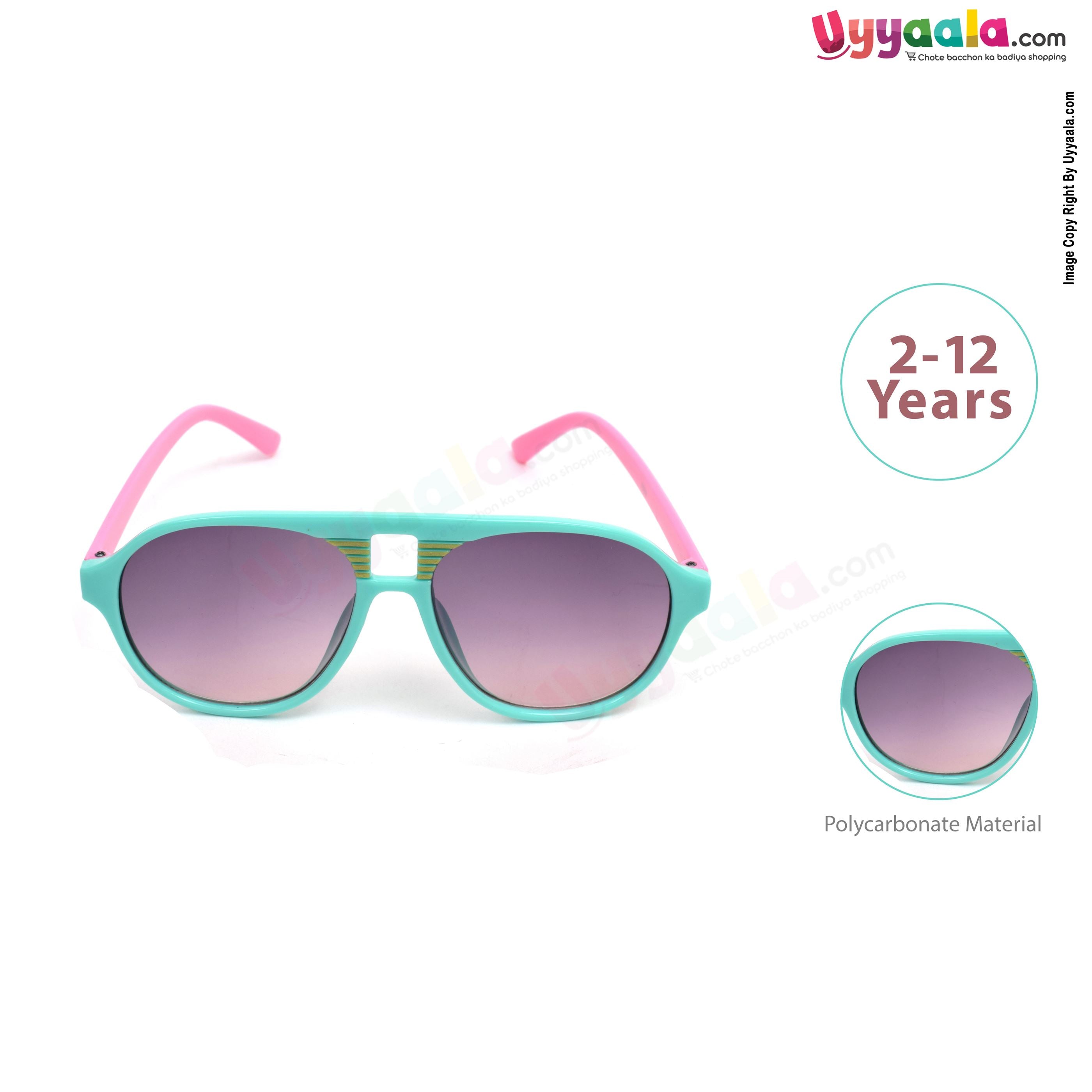 Trendy aviator cat-eye tinted goggoles for kids