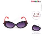 Stylish cat eye shaped tinted sunglasses for kids