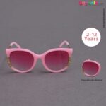 Fancy cat-eye tinted sunglasses for kids - pink, 2 - 12 years