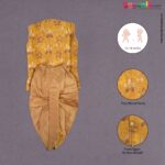 Ethinc wear sleeveless kurta & dothi set  for new born babies