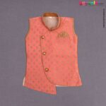 KUTE KIDS Ethnic wear sleeveless printed kurta & dothi set, poly-blend cotton for baby boys