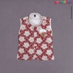 KUTE KIDS Ethinc wear sleeveless printed kurta & dothi set poly-blend cotton, for new born babies