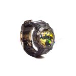 Ben-10 analog digital watch with led lights for kids - black strap with ben-10 print, 2 + years