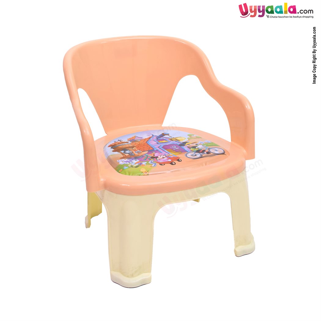 Light weight soft cushion chu chu chair for babies & kids, cartoon print