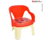 Light weight soft cushion chu chu chair for babies & kids, spiderman print - 6 + months, red