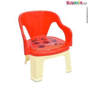 Light weight soft cushion chu chu chair for babies & kids, spiderman print - 6 + months, red