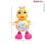 MKL Dancing honey bee battery operated toy with flapping wings, music & lights for kids