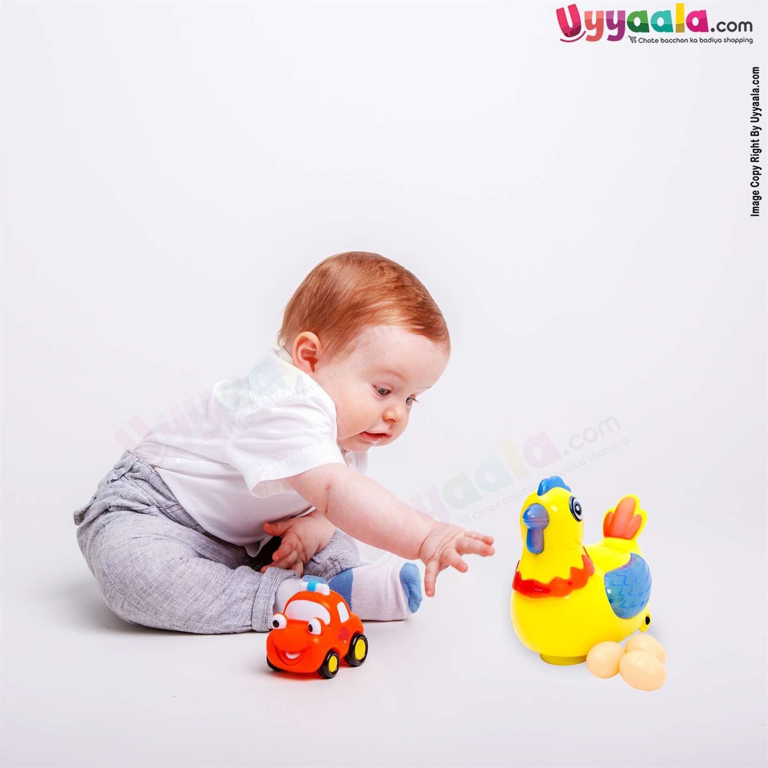 Musical hen battery operated toy with lights