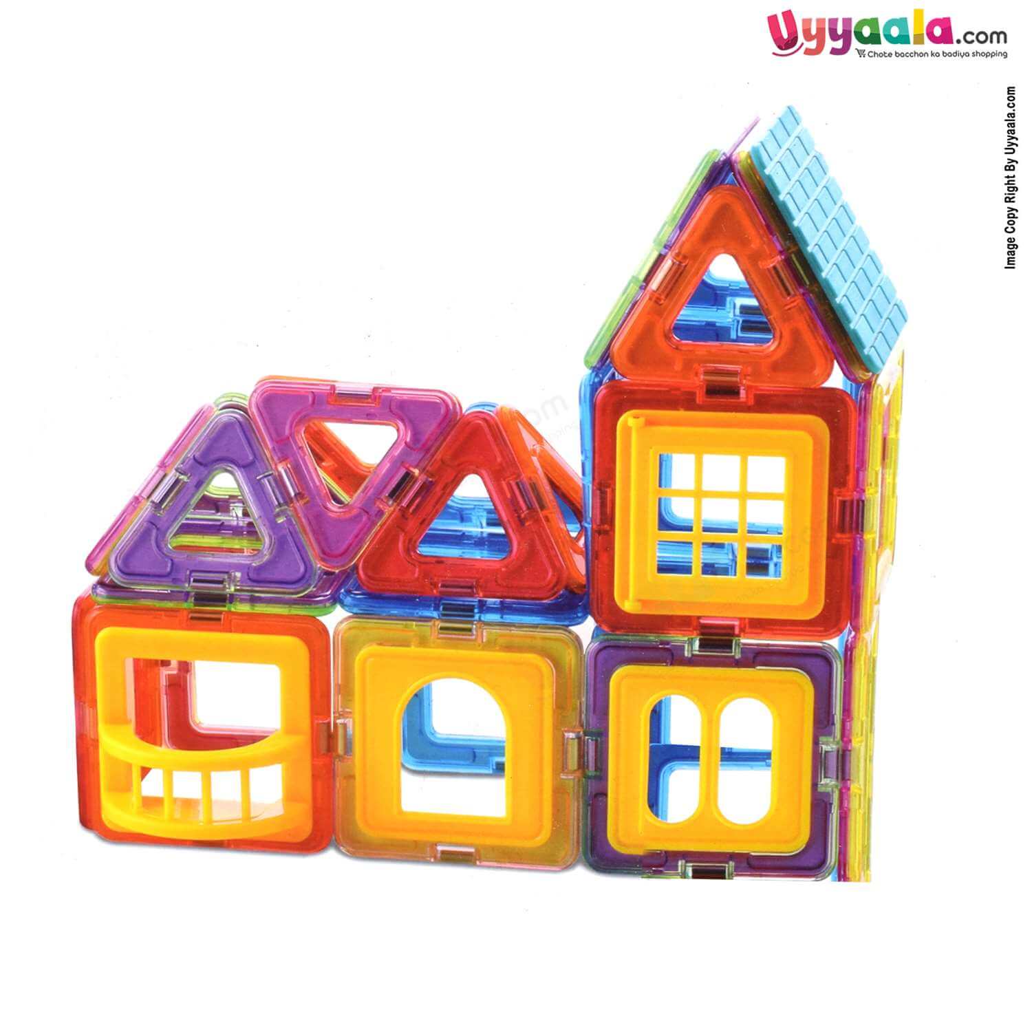 3D magnetic intellect puzzle blocks