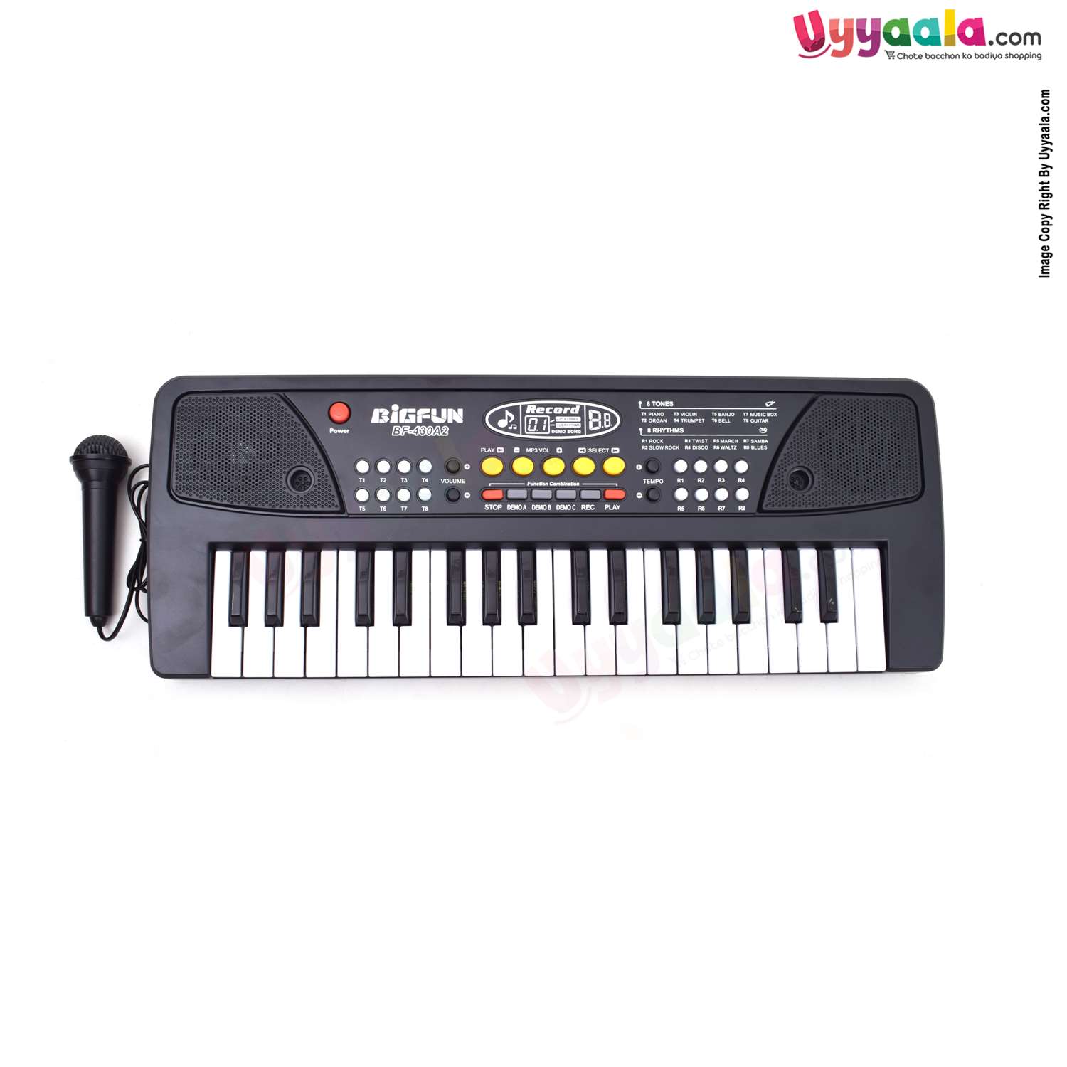 Kids electronic keyboard with microphone