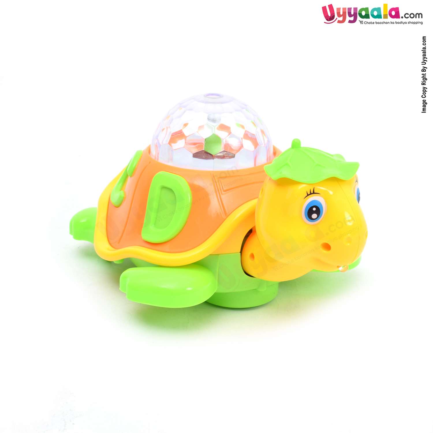 Battery operated dancing tortoise toy