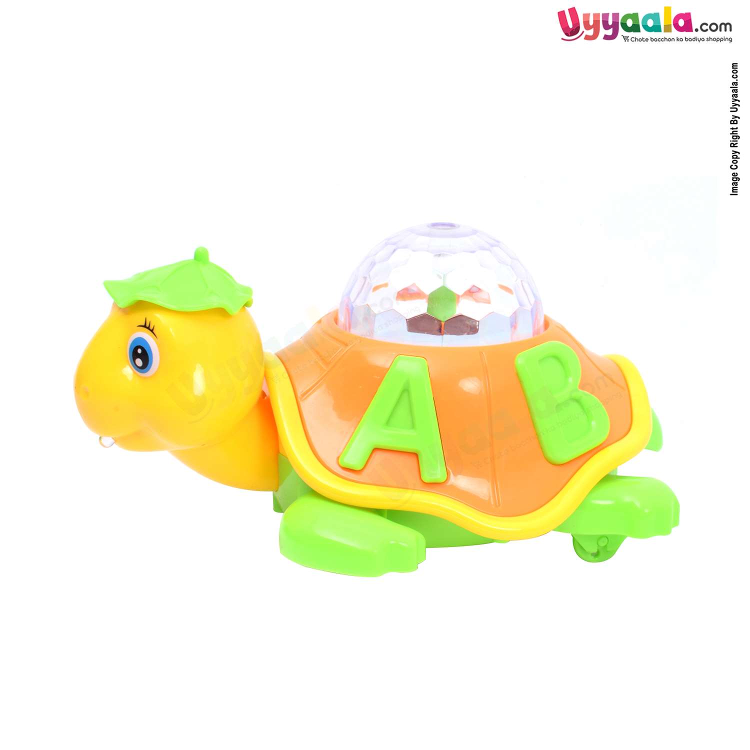 360° rotational dancing tortoise for kids
