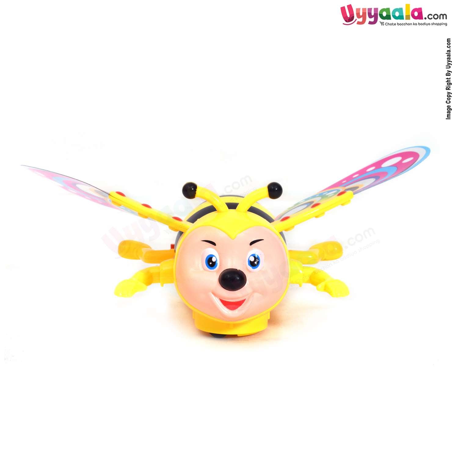 Little bee battery operated  toy with flash lights