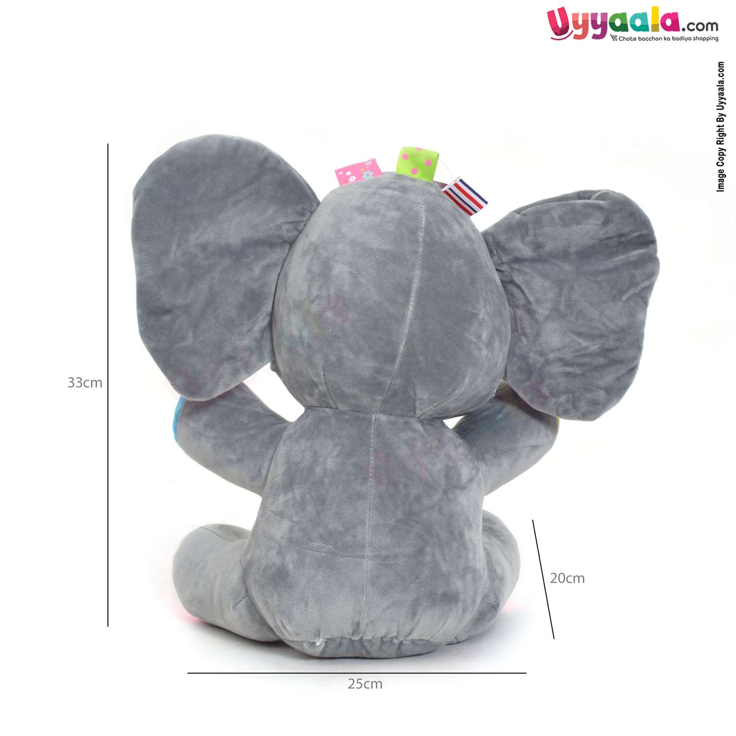 Stuffed elephant plush toy for kids