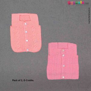 Sleeveless Sweaters For Babies, Pack of 2