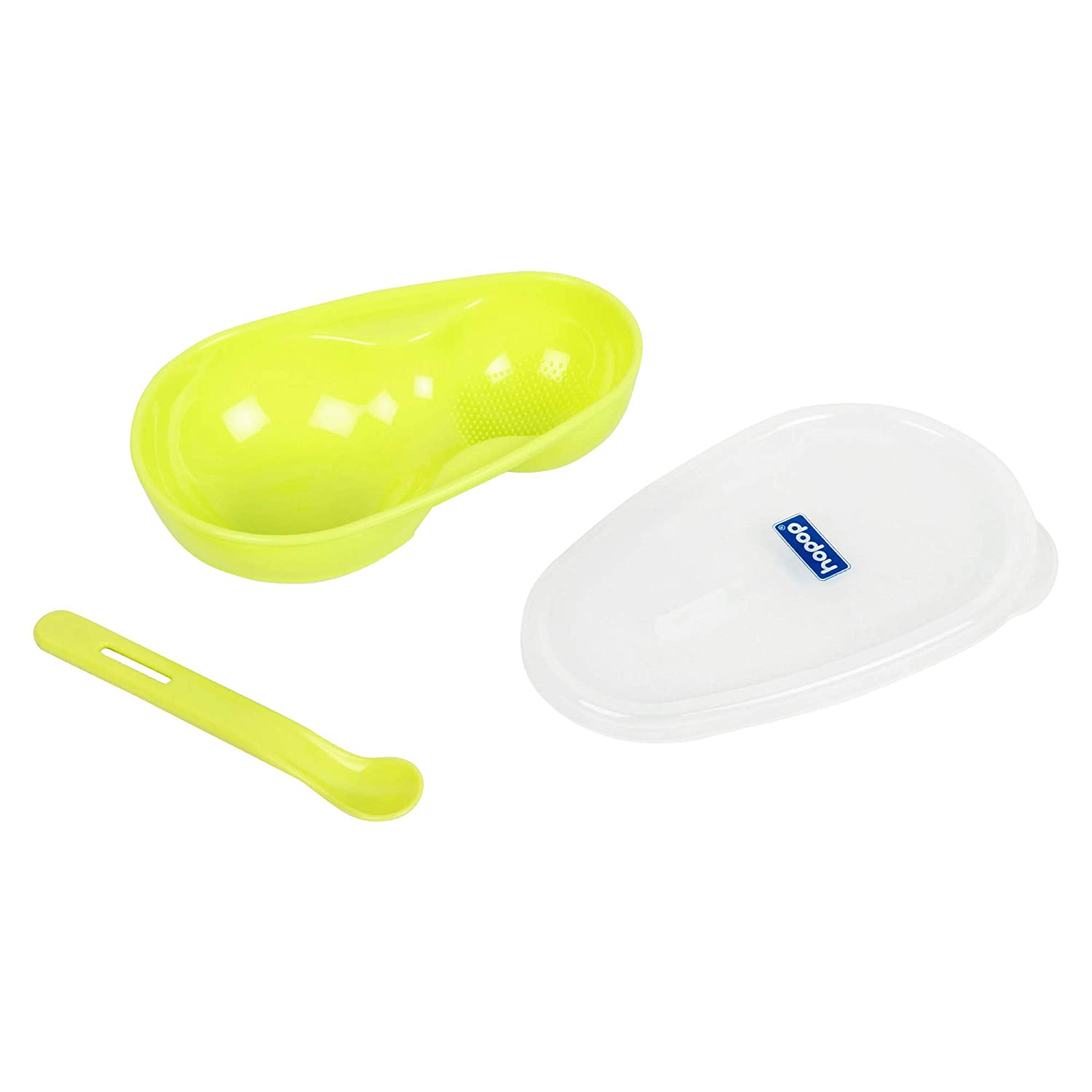 Buy Hopop Feeding Bowl with Lid and Spoon for Babies - Green Online in India at uyyaala.com