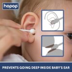 HOPOP Soft & Hygenic Cotton Earbuds For Babies - 55pcs 0m+