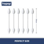 HOPOP Soft & Hygenic Cotton Earbuds For Babies - 55pcs 0m+