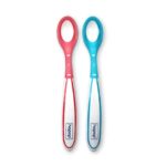 HOPOP Heat Sensor Safe Feeding Spoons For Babies - Pink & Green 2pcs 4m+