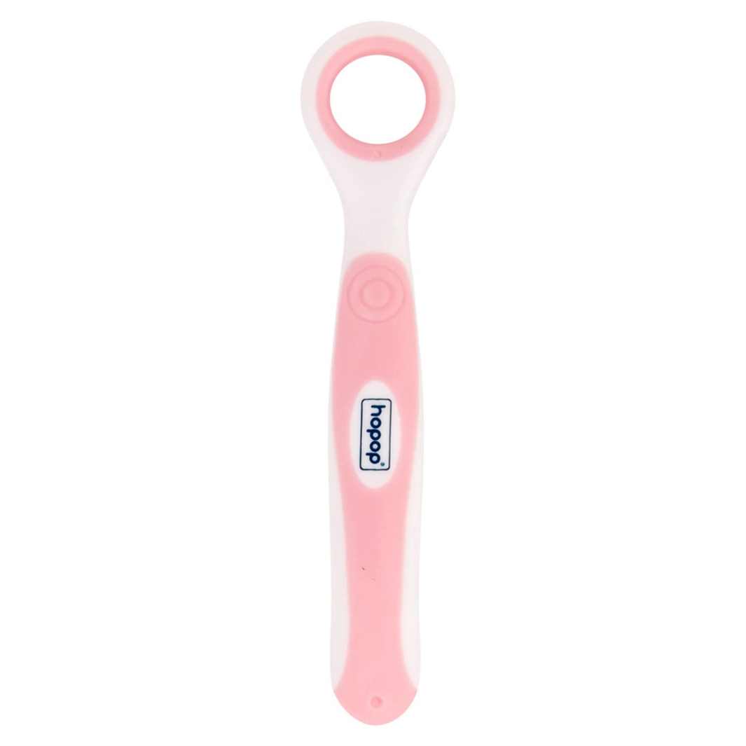 HOPOP Tongue Cleaner For Babies - Pink 3m+