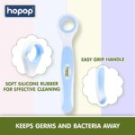 HOPOP Tongue Cleaner For Babies - Blue 3m+