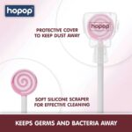 HOPOP Candy Tongue Cleaner For Babies - Pink 6m+