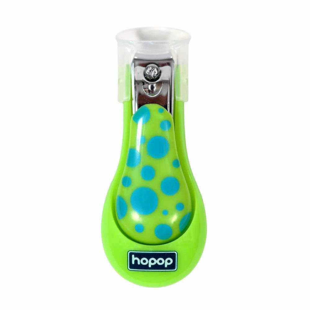 HOPOP Safety Nail Clipper With Skin Guard For Babies - Green 0m+