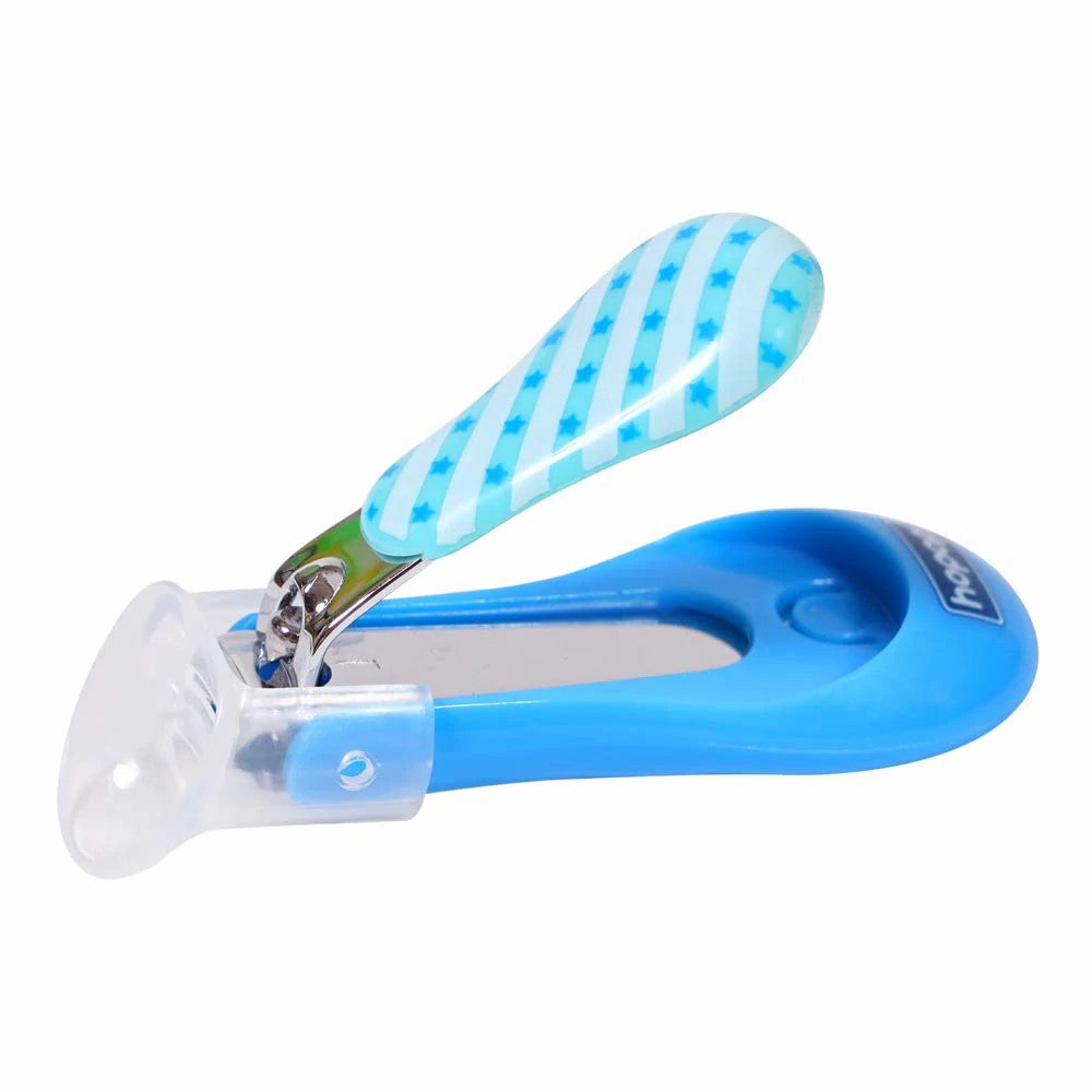 HOPOP Safety Nail Clipper With Skin Guard For Babies - Green 0m+
