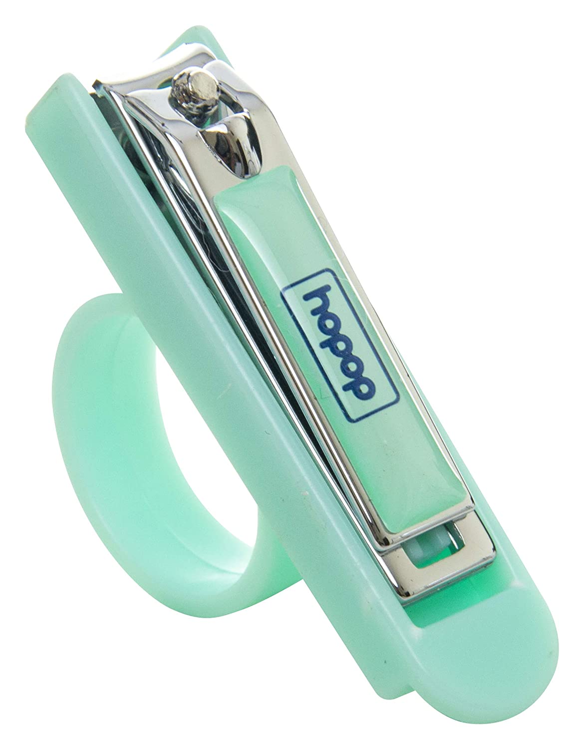 HOPOP Safety Nail Clipper With Finger Grip - Green 0m+