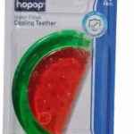 HOPOP Easy Grip Water Filled Cooling Teether For Babies - Watermelon 4m+
