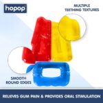 HOPOP Easy Grip Water Filled Cooling Teether For Babies - Ice Lolly 4m+