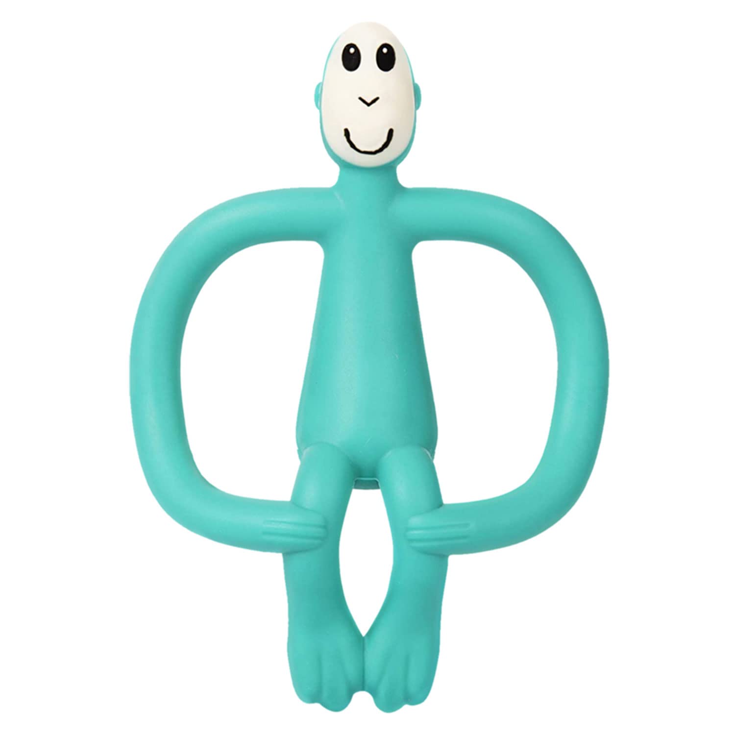 HOPOP Easy Grip Monkey Shaped Silicone Teether - Green 4m+