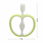 HOPOP Soft Silicone Apple Teether For Babies - Green 4m+