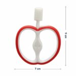 HOPOP Soft Silicone Apple Teether For Babies - Red 4m+