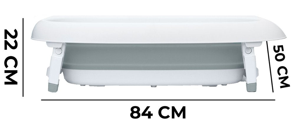 R for Rabbit Bubble Double Elite Baby Bath Tub for Kids of 0 to 3 years Color Grey