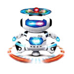 Buy Dancing Robot Battery Toy with 360° Spinning, Lights & Music Online in India at uyyaala.com