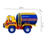 Anand Oil Truck Friction Powered Toy for Kids, 36 months + Age, Multi Color