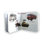 NAVNEET tiny board book pack of 4 - vehicles, fruits, opposites & ABC - 1- 5 years