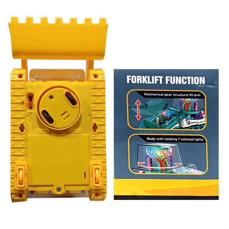 Buy Forklift Battery Toy with visible Gears - Yellow Online in India at uyyaala.com