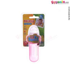 NUBY First solids, squeezy food feeder for babies - 3+m