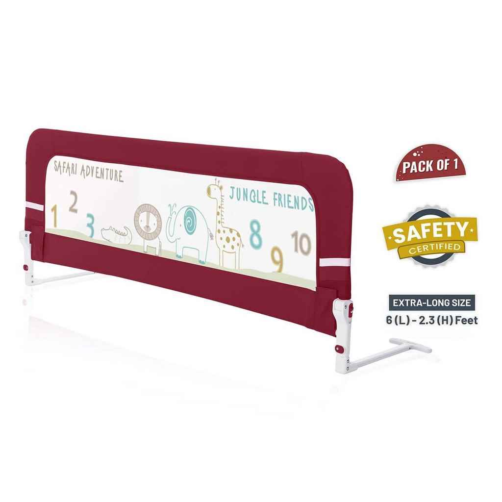 R FOR RABBIT Safeguard Bed Rail - The Anti Fall Bed Rail for Baby, 6 feet length and 2.3 Feet height Pack of 1