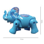 Buy Elephant Battery Operated Toy With Lights & Music - Blue Online in India at uyyaala.com