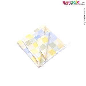 Baby Cotton Bath Towel with Checks Design