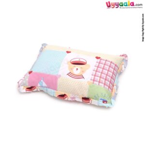 Baby Cotton Pillow with Puppy Print