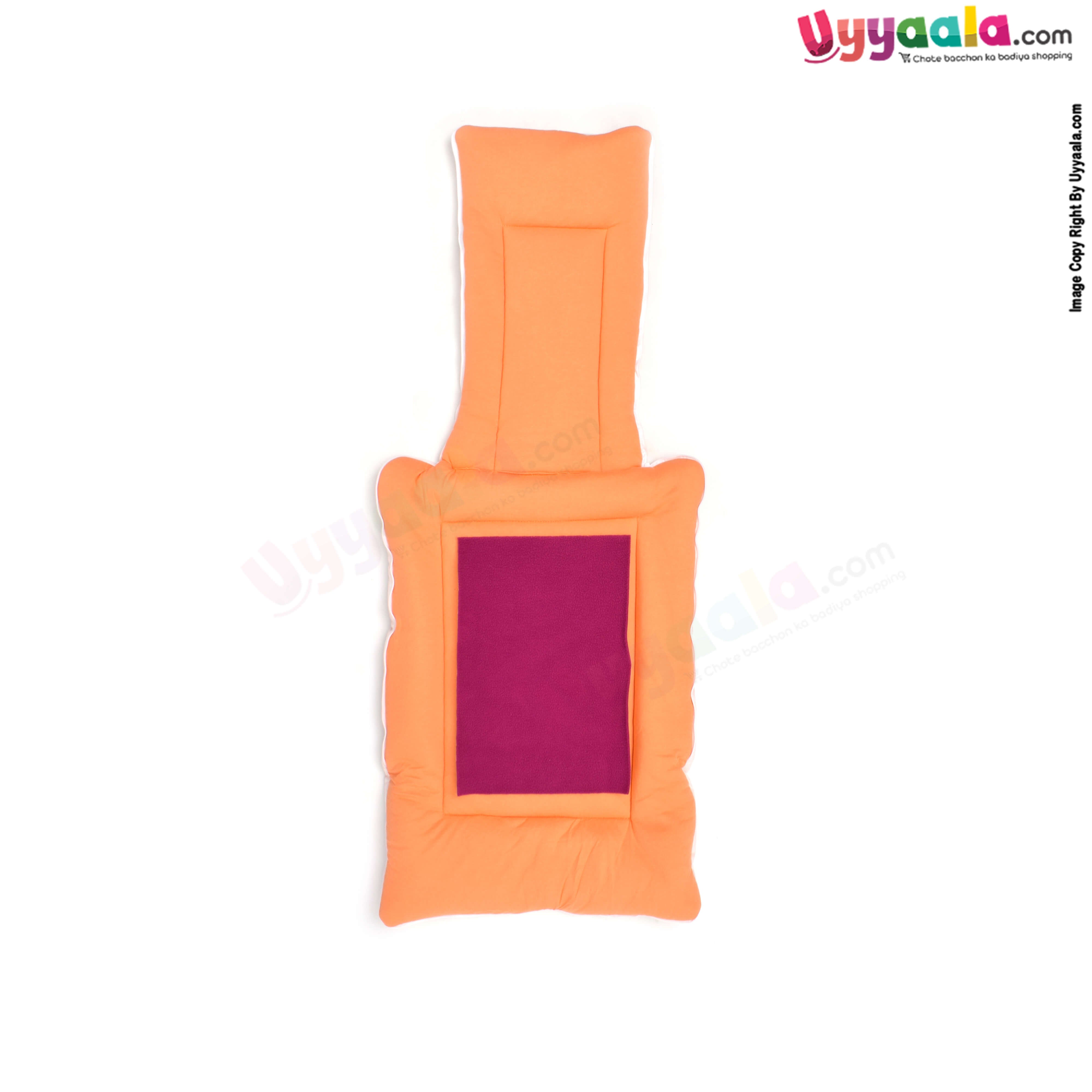 Quick Dry Sleeping Bag (Carry Nest) Premium Velvet For Babies 0-12m Age, Size(67*46cm)- Cream