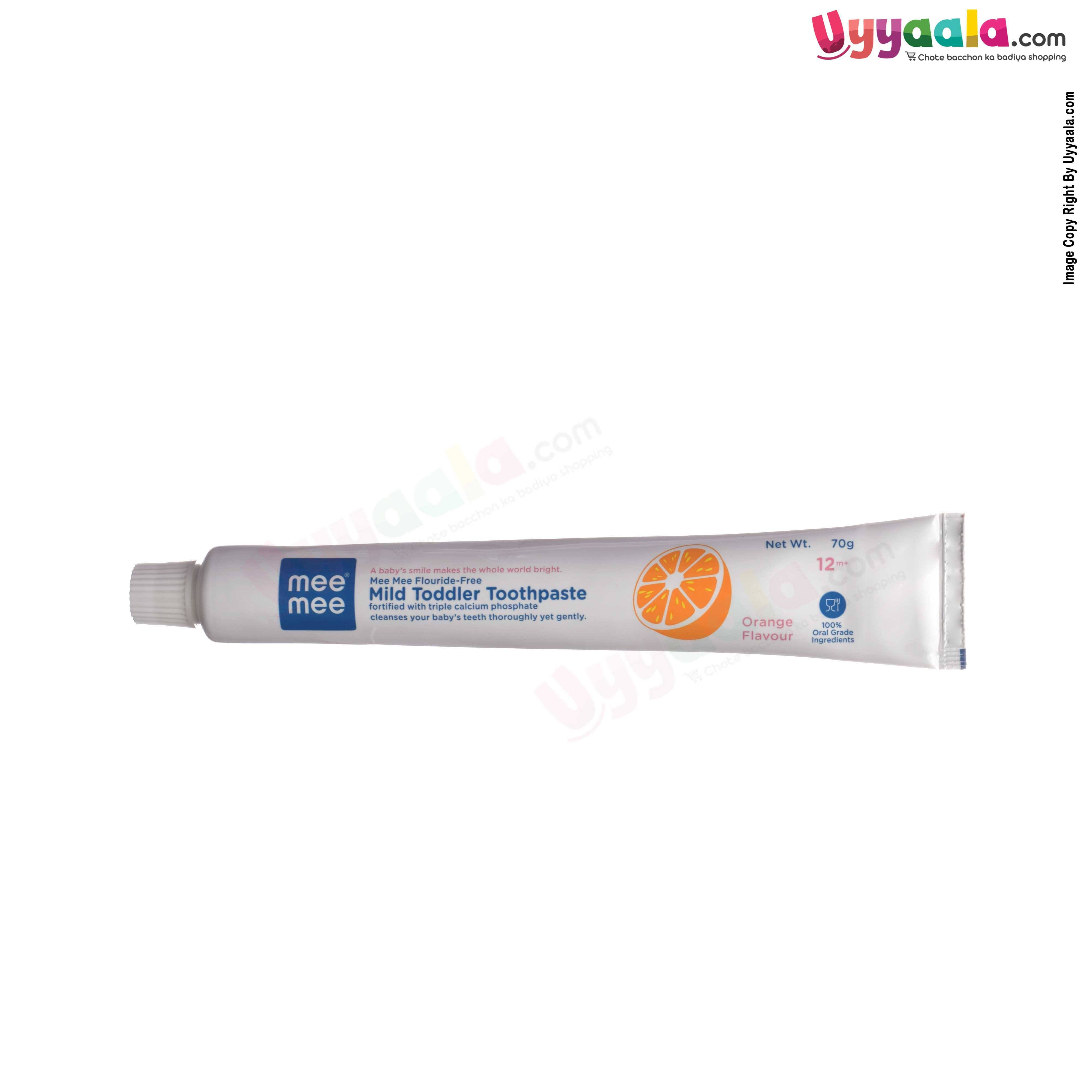 MEE MEE Tooth Paste Orange 70g 12+m Age