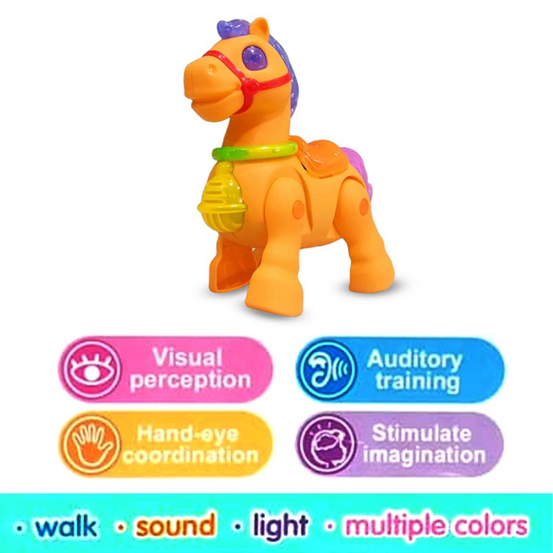Buy Horse Battery Operated Toy With Lights & Music Online in India at uyyaala.com